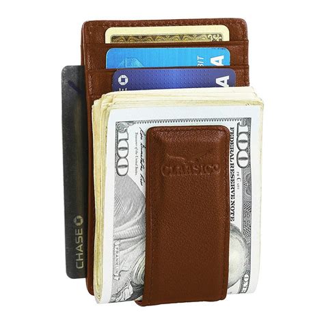 strong magnetic money clip wallet